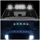 Ford F550 Super Duty 2011-2016 Clear White LED Cab Lights