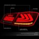 Honda Accord Sedan 2013-2015 Tinted Tube LED Tail Lights