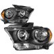 Dodge Durango 2011-2013 Black Headlights