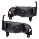 Dodge Ram 1994-2001 Black DRL Headlights