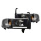 Dodge Ram 1994-2001 Black DRL Headlights