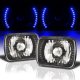 Ford Ranger 1983-1988 Blue LED Black Sealed Beam Headlight Conversion