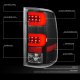 GMC Sierra 2007-2013 Black Tube LED Tail Lights