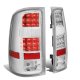 GMC Sierra 2500HD 2007-2014 Clear LED Tail Lights