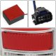 GMC Sierra 2007-2013 Clear LED Tail Lights Red Tube