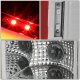 GMC Sierra 2500HD 2007-2014 Clear LED Tail Lights Red Tube