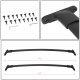 Ford Explorer 2016-2019 Black Aluminum Roof Rack Crossbars