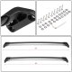 Acura MDX 2014-2018 Black Aluminum Roof Rack Crossbars