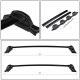 Honda CRV 2007-2011 Black Aluminum Roof Rack Crossbars