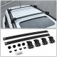 Jeep Compass 2011-2016 Black Aluminum Roof Rack Crossbars