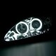 Honda S2000 2004-2009 Projector Headlights Chrome CCFL Halo LED DRL