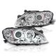 Honda S2000 2004-2009 Projector Headlights Chrome CCFL Halo LED DRL