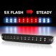 Chevy Colorado 2004-2012 Black Flash LED Third Brake Light