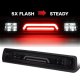 Chevy Colorado 2015-2018 Black Smoked Tube Flash LED Third Brake Light
