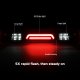 GMC Canyon 2015-2018 Black Smoked Tube Flash LED Third Brake Light