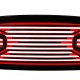 Dodge Ram 2009-2012 Black Red Custom Grille