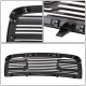 Dodge Ram 2009-2012 Black Red Custom Grille