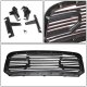Dodge Ram 1500 2013-2018 Black Red Custom Grille