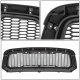 Dodge Ram 1500 2013-2018 Black Raptor Grille LED Lights