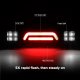 Dodge Ram 2500 2003-2009 Black Smoked Tube Flash LED Third Brake Light