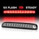 Ford F250 Super Duty 1999-2007 Clear Flash LED Third Brake Light
