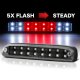 Ford F450 Super Duty 2008-2010 Black Flash LED Third Brake Light