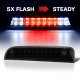Chevy Silverado 2014-2018 Black Smoked Flash LED Third Brake Light