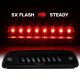 Toyota Tacoma 1995-2017 Black Smoked Flash LED Third Brake Light