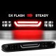 Chevy Silverado 2007-2013 Black Smoked Tube Flash LED Third Brake Light