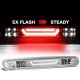 GMC Sierra 2007-2013 Clear Tube Flash LED Third Brake Light