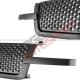 Chevy Silverado 1500HD 2003-2004 Black Grille Punch Style