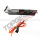 Dodge Ram 2500 2010-2015 LED DRL Bumper Trim Cap Filler Black