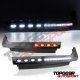 Dodge Ram 2500 2010-2015 LED DRL Bumper Trim Cap Filler Black