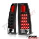 GMC Suburban 1992-1999 LED Tail Lights Black