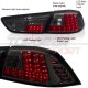 Mitsubishi Lancer 2008-2015 Smoked Projector Headlights LED DRL and LED Tail Lights