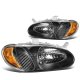 Kia Sephia 1998-2001 Black Headlights