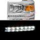 Chevy Silverado 1500 2014-2015 Chrome LED DRL Headlights and Light Bar LED Tail Lights