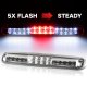 Chevy Silverado 3500 2001-2006 Clear Flash LED Third Brake Light