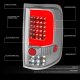 Ford F150 2004-2008 Clear Red C-Tube LED Tail Lights