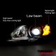 Toyota Sienna 2011-2017 Black Projector Headlights