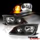 Ford Focus 2005-2007 Black Headlights