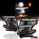 Chevy Suburban 2015-2020 Smoked Projector Headlights LED DRL