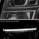 Chevy Suburban 2015-2020 Smoked Projector Headlights LED DRL