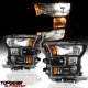 Ford F150 2015-2017 Black Headlights