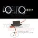Chevy Suburban 2000-2006 Projector Headlights Chrome Halo LED