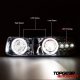 Chevy Tahoe 2000-2006 Projector Headlights Chrome Halo LED