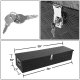 Nissan Titan 2016-2018 Black Aluminum Truck Tool Box 39 Inches Key Lock