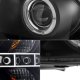 Chevy Silverado 2500HD 2007-2014 Black Smoked Halo Projector Headlights