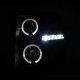 Chevy Silverado 2500HD 2007-2014 Black Smoked Halo Projector Headlights