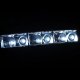 Chevy Silverado 2007-2013 Black Smoked CCFL Halo Projector Headlights